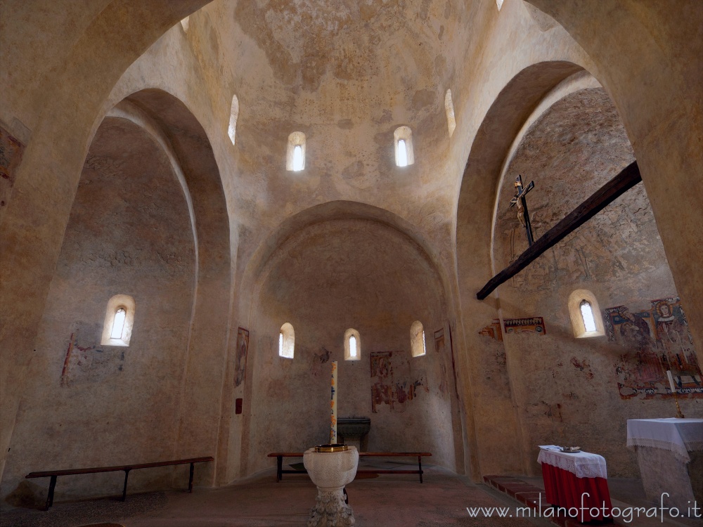 Biella (Italy) - Interior of the baptistery of the Cathedral of Biella, aka Baptistery of Saint John